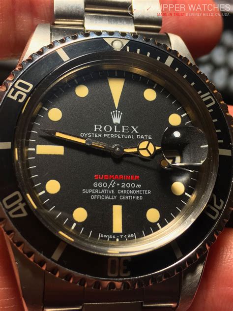 red face rolex watch|rolex submariner with red letters.